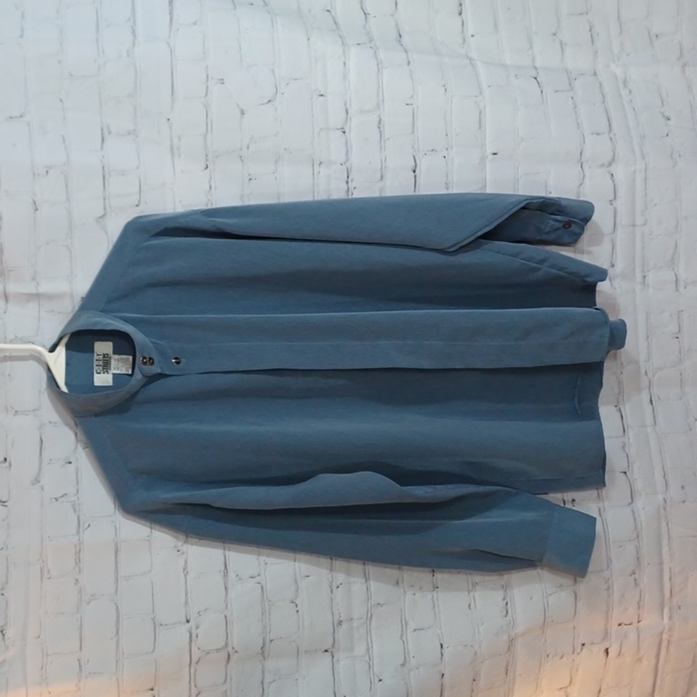 CITY Streets Blue Long Sleeve‎ Mens Shirt M